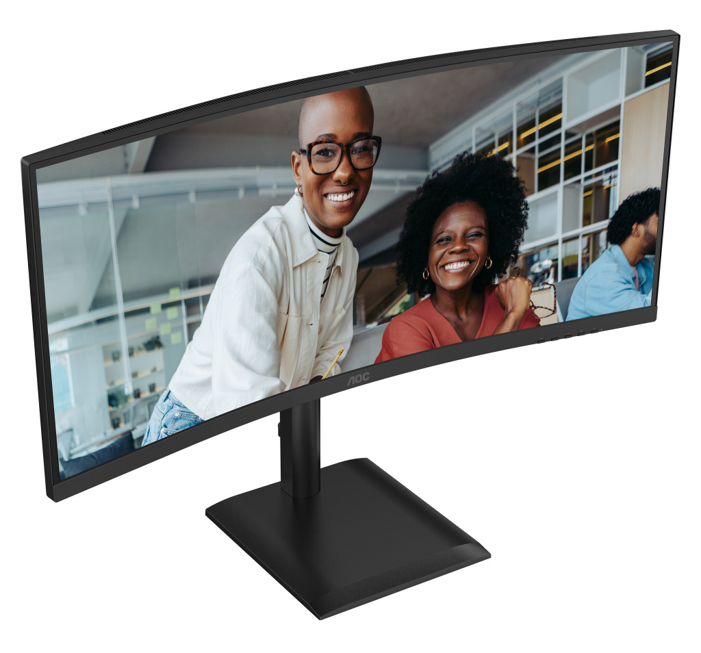 AOC E4 CU34E4CV computer monitor 86,4 cm (34") 3440 x 1440 Pixels UltraWide Quad HD LCD Zwart - Afbeelding 9