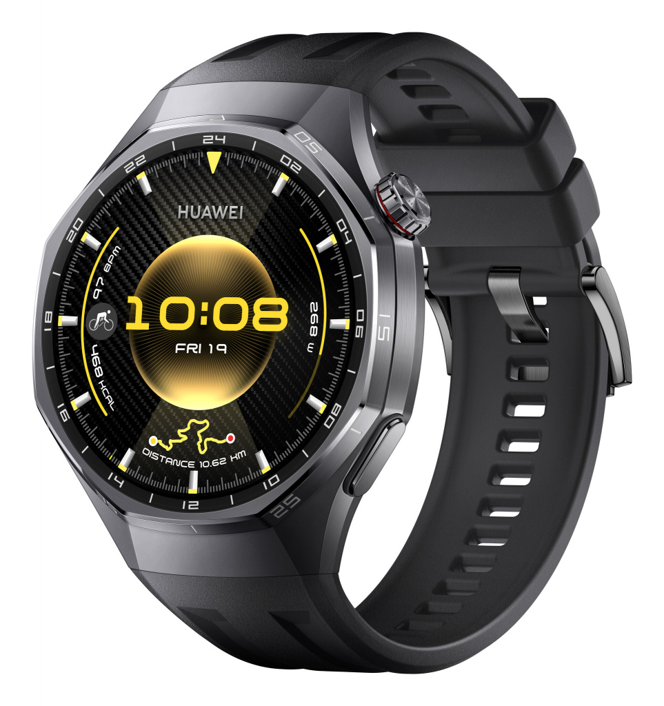 Huawei WATCH GT6 PRO 3,73 cm (1.47") AMOLED 46 mm Digitaal 466 x 466 Pixels Touchscreen Zwart GPS - Afbeelding 2