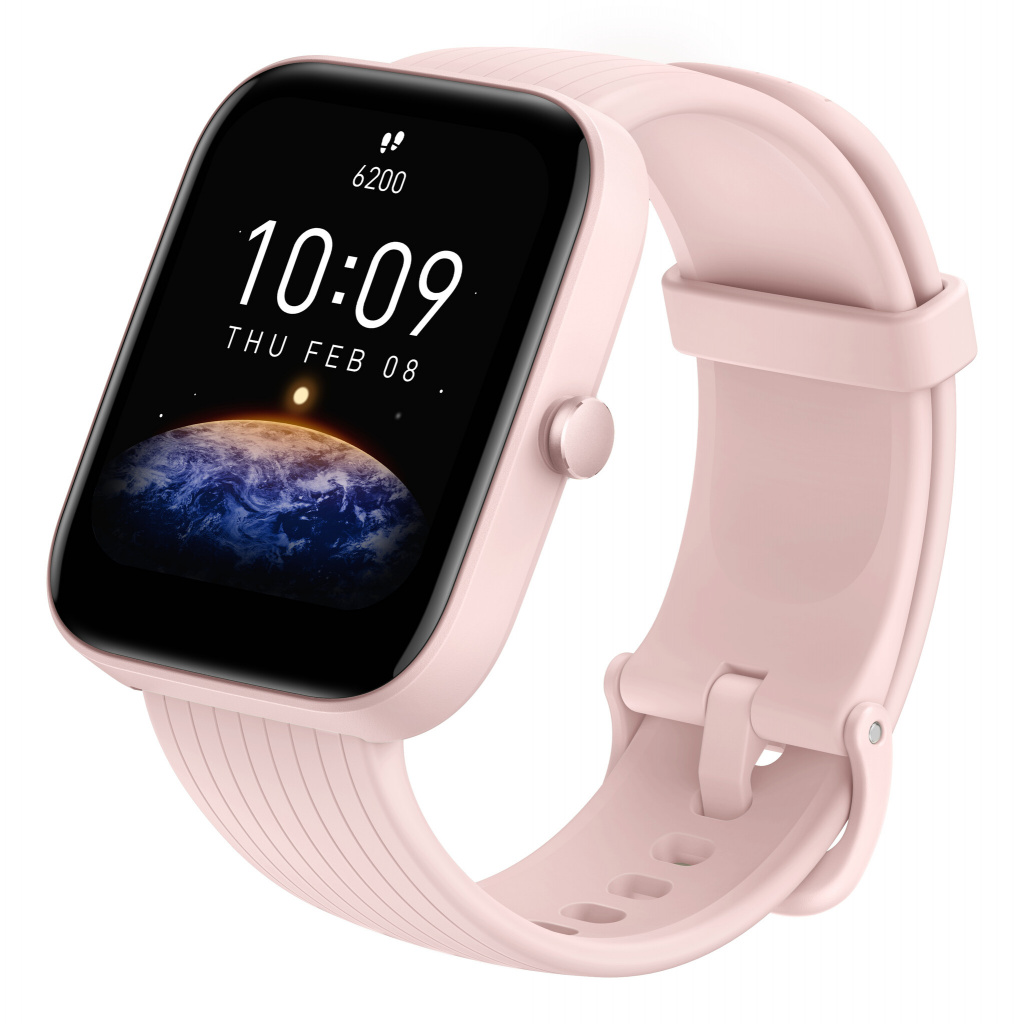 Amazfit Bip 3 Pro 4,29 cm (1.69") TFT 44 mm Digitaal 240 x 280 Pixels Touchscreen Roze GPS - Afbeelding 3