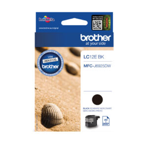 Brother LC12EBK inktcartridge 1 stuk(s) Origineel Zwart