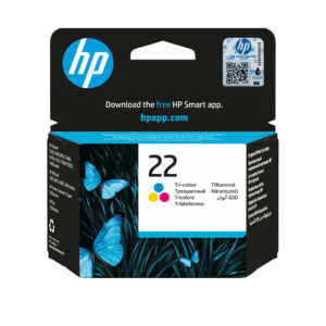 HP 22 originele drie-kleuren inktcartridge