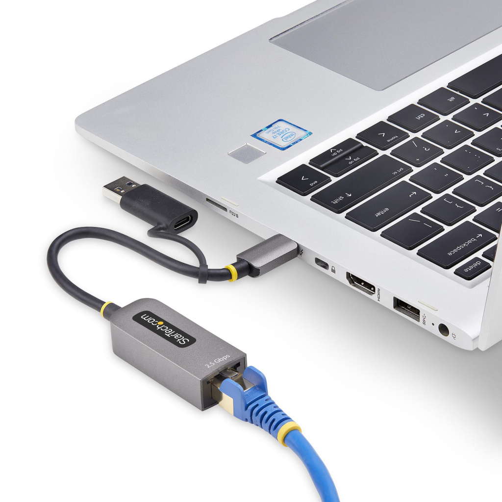 StarTech.com 2.5GbE USB-C naar Ethernet Adapter met USB-A Converter, NBASE-T NIC, USB 3.0 Type-C 2.5/1G Multi Speed Netwerk, Thu - Afbeelding 8