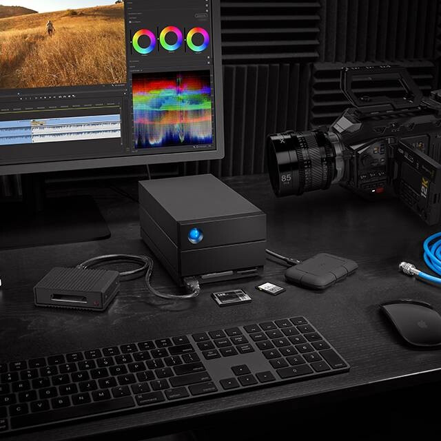 LaCie 2big Dock v2 disk array 60 TB Desktop Zwart - Afbeelding 4