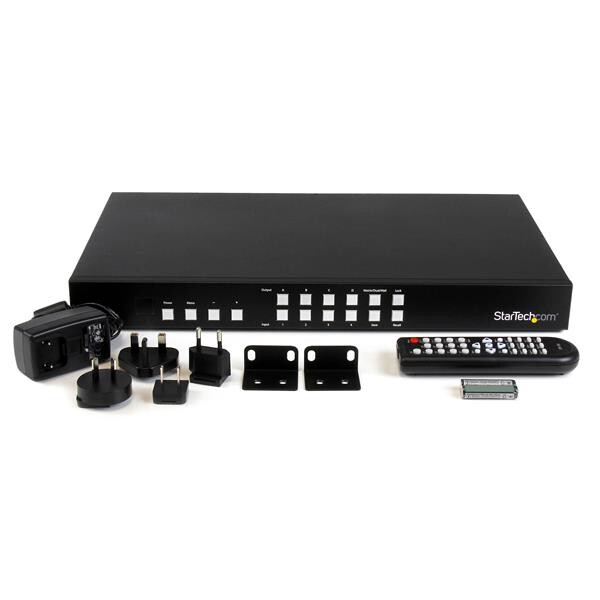 StarTech.com 4x4 HDMI matrix switch met Picture-and-Picture Multiviewer of videowand - Afbeelding 6