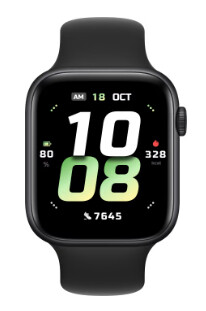 Honor Watch 5 4,7 cm (1.85") AMOLED 45.6 mm Digitaal 450 x 390 Pixels Touchscreen Zwart GPS