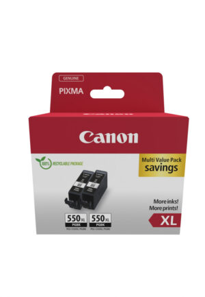 Canon 6431B010 inktcartridge 2 stuk(s) Origineel Zwart