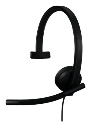 Logitech H570e Headset Bedraad Hoofdband Kantoor/callcenter USB Type-A Zwart