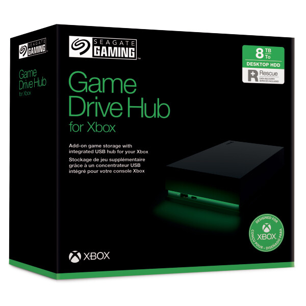 Seagate Game Drive Hub for Xbox externe harde schijf 8 TB USB Type-A / USB Type-C 3.2 Gen 1 (3.1 Gen 1) Zwart - Afbeelding 9