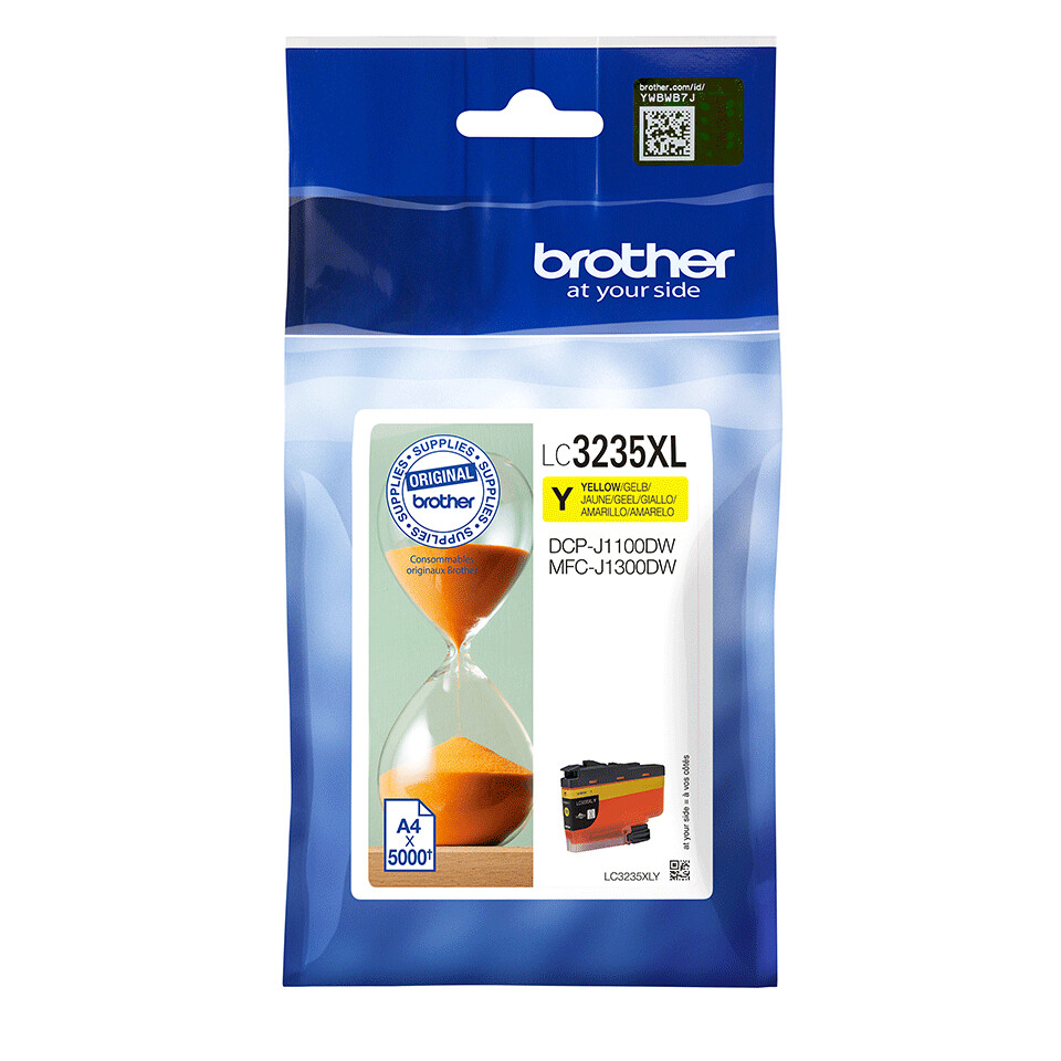 Brother LC3235XLY inktcartridge 1 stuk(s) Origineel Hoog (XL) rendement Geel