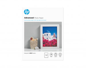 HP Advanced fotopapier, glanzend, 250 g/m2, 13 x 18 cm (127 x 178 mm), 25 vellen