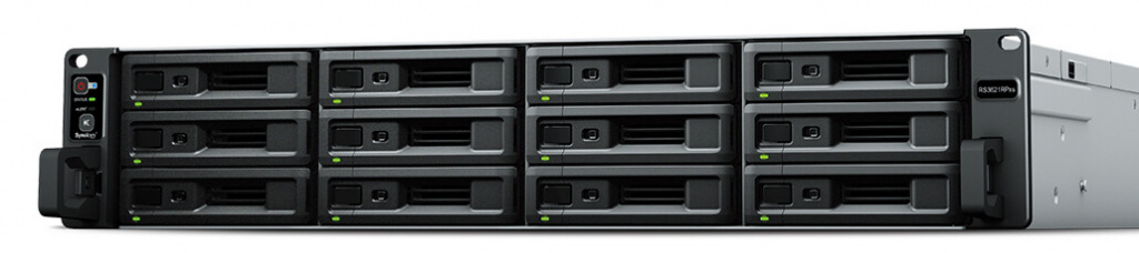 Synology RackStation RS3621RPXS data-opslag-server Opslagserver Rack (2U) Intel® Xeon® D-1531 8 GB DDR4 Zwart