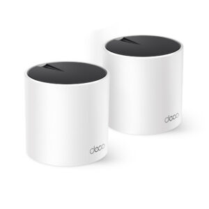 TP-Link DECO X55 (2-Pack) Dual-band (2.4 GHz / 5 GHz) Wi-Fi 6 (802.11ax) Wit 3 Intern