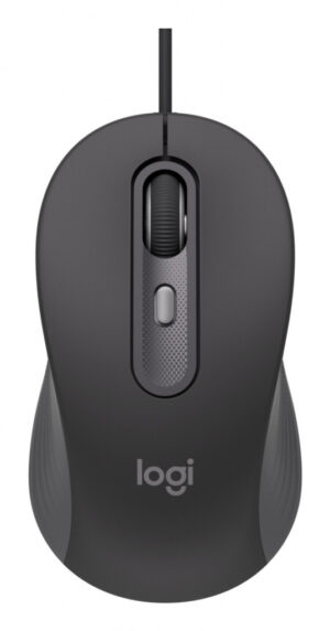 Logitech Signature Wired M520 for Business muis Kantoor Ambidextrous USB Type-C Optisch 4000 DPI