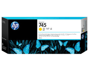 HP 745 gele DesignJet inktcartridge, 300 ml