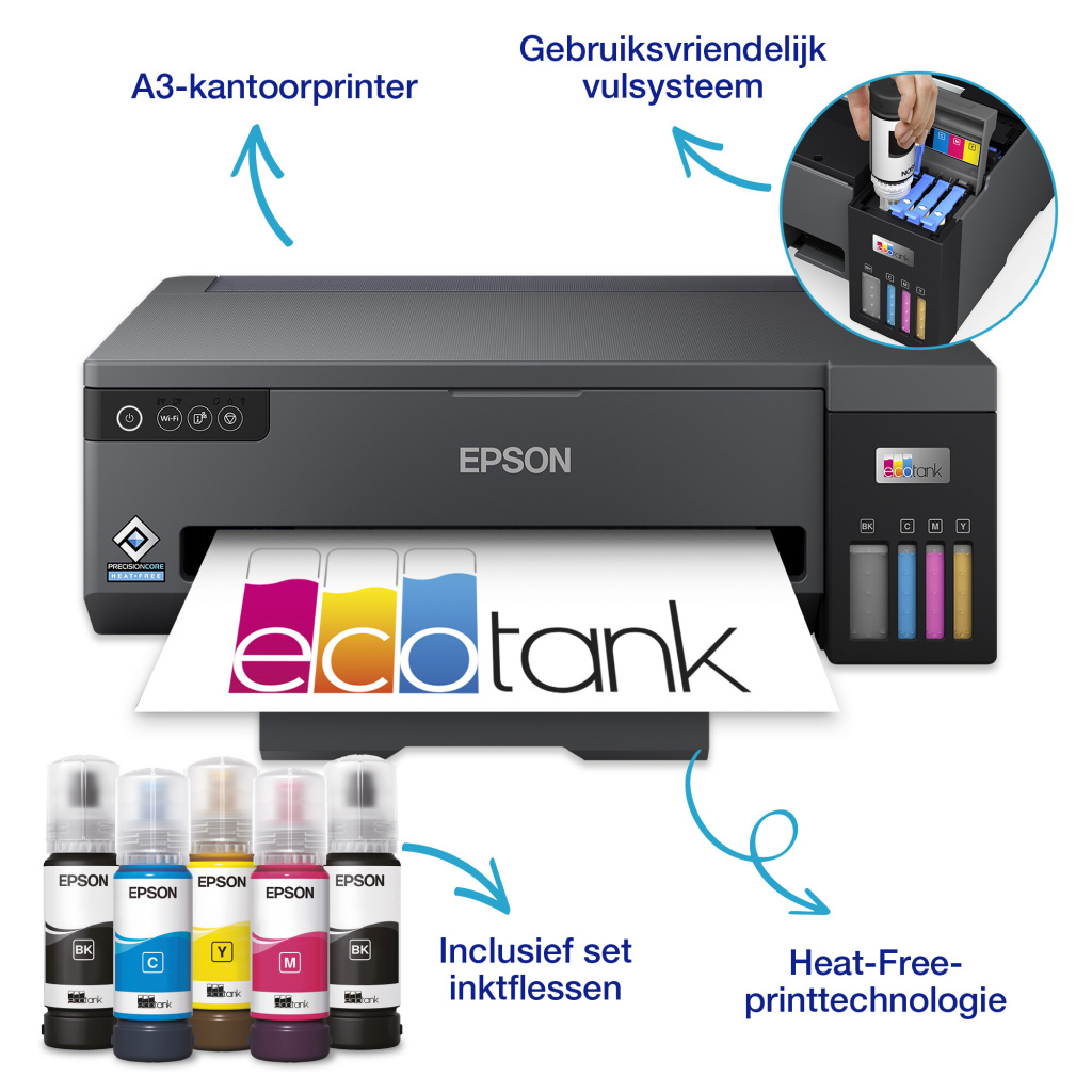 Epson EcoTank ET-14100 A3 Wi-Fi-printer met inkttank, inclusief tot 3 jaar inkt* - Afbeelding 3