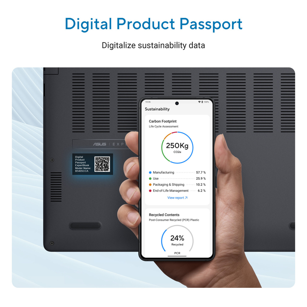 ASUS ExpertBook B5 B5405CCA-LY1297X Intel Core Ultra 7 255H Laptop 35,6 cm (14") WUXGA 16 GB DDR5-SDRAM 1 TB SSD Wi-Fi 7 (802.11 - Afbeelding 18