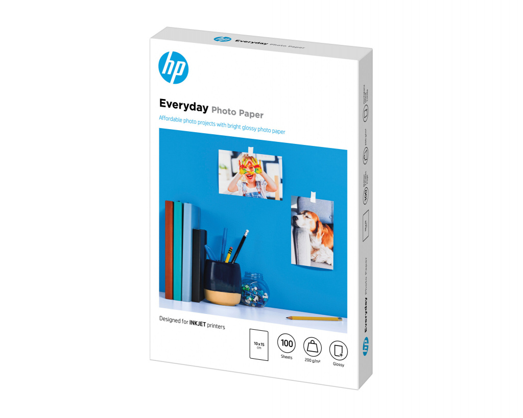 HP Everyday fotopapier, glanzend, 200 g/m2, 10 x 15 cm (101 x 152 mm), 100 vellen - Afbeelding 4