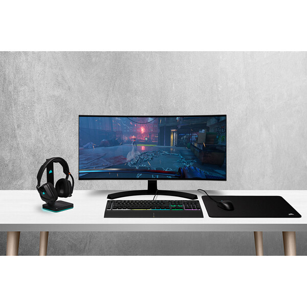 Corsair K55 RGB PRO toetsenbord Gamen USB AZERTY Belgisch Zwart - Afbeelding 3