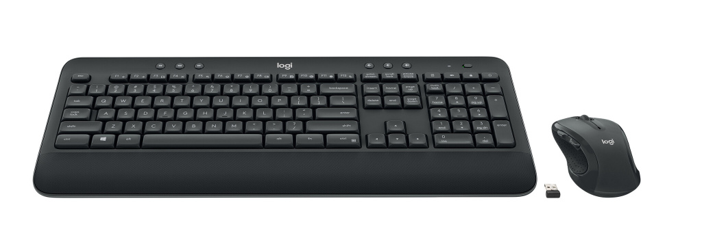 Logitech MK545 ADVANCED Wireless Keyboard and Mouse Combo toetsenbord Inclusief muis Universeel USB QWERTZ Duits Zwart - Afbeelding 2