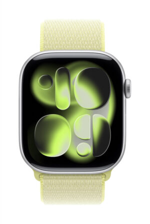 Apple MFFL4ZM/A slimme draagbare accessoire Band Geel Nylon, Gerecycled polyester, Spandex