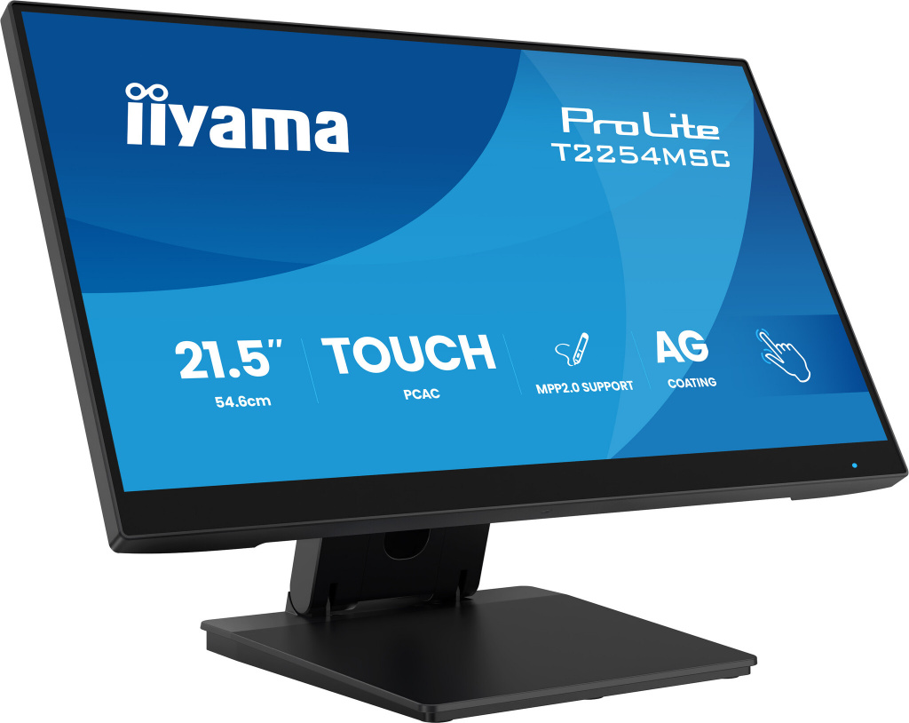 iiyama T2254MSC-B2AG computer monitor 54,6 cm (21.5") 1920 x 1080 Pixels Full HD LED Touchscreen Zwart