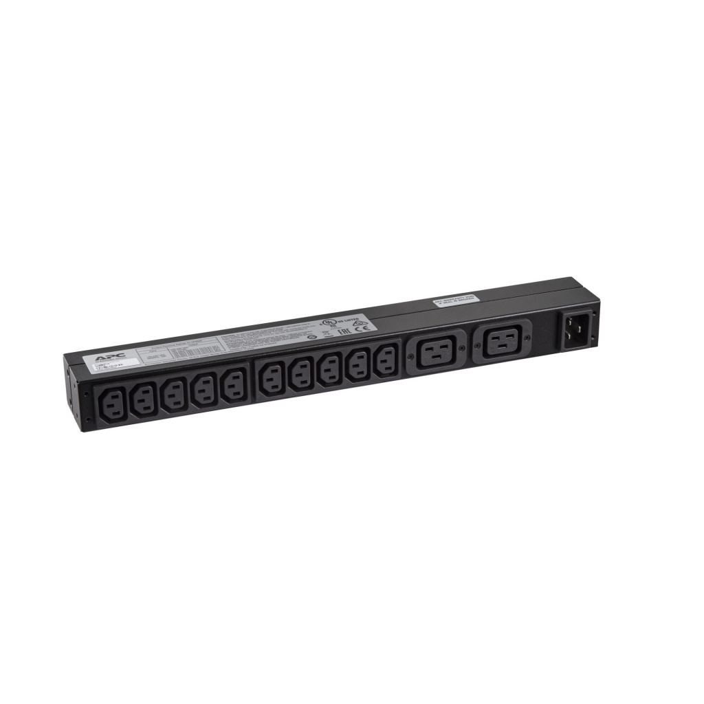APC Rack PDU AP9559, Basic, 0U/1U, 16A, 230V, (10x) C13 (2x) C19, C20 stekker - Afbeelding 2