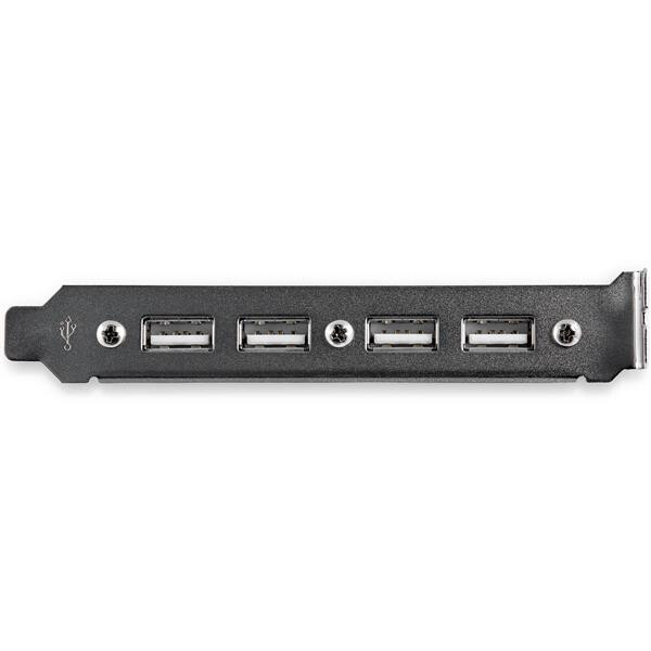 StarTech.com 4-poorts USB A vrouwelijke sleufplaatadapter - Afbeelding 2