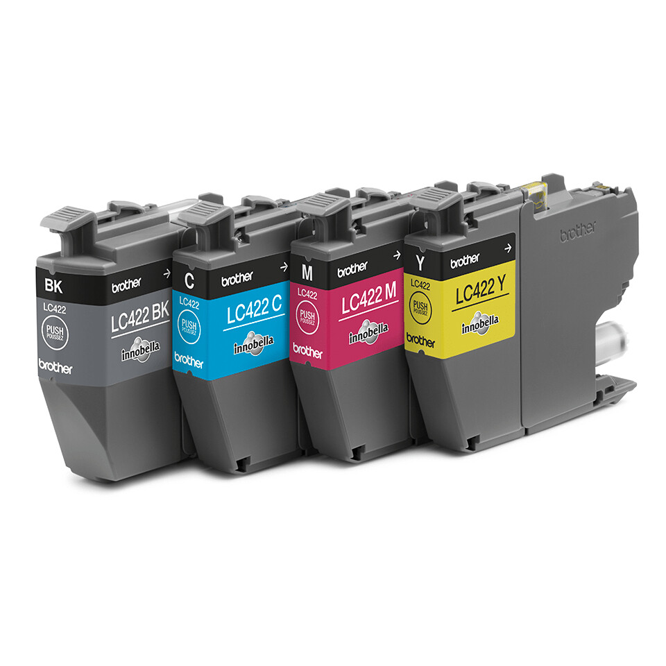Brother LC422VAL inktcartridge 4 stuk(s) Origineel Zwart, Cyaan, Magenta, Geel - Afbeelding 3