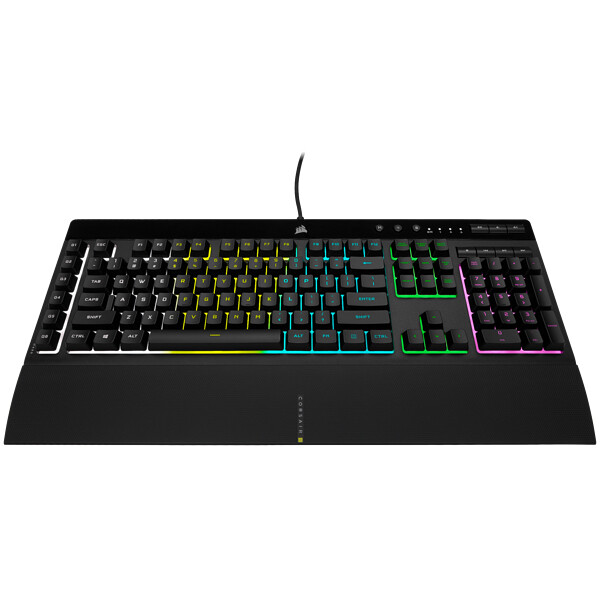 Corsair K55 RGB PRO toetsenbord Gamen USB AZERTY Belgisch Zwart - Afbeelding 14