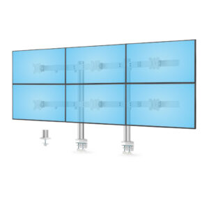 StarTech.com 6-MONITOR-ARM-A flat panel bureau steun 81,3 cm (32") Wit