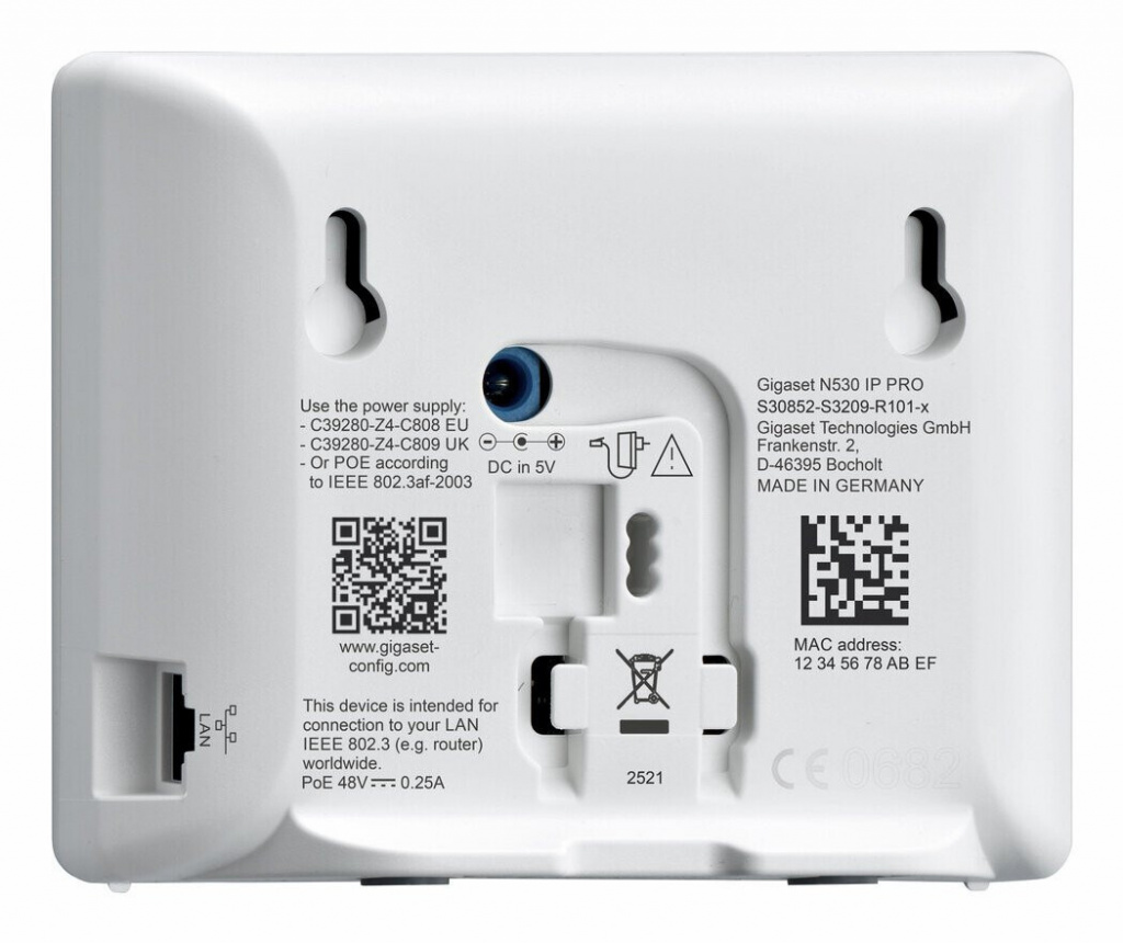 Gigaset N530 IP PRO + S700H PRO DECT-telefoon Nummerherkenning Antraciet - Afbeelding 6