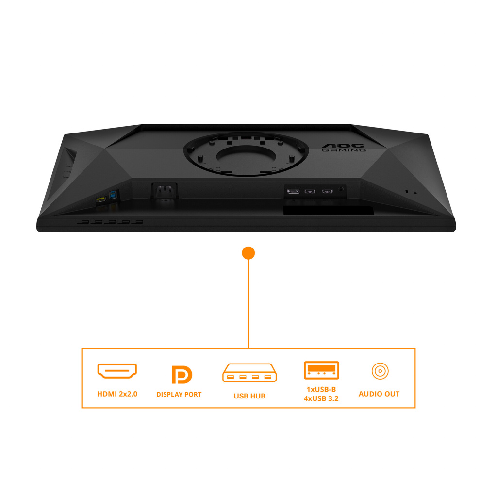 AOC G4 25G4SXU computer monitor 62,2 cm (24.5") 1920 x 1080 Pixels Full HD LED Zwart, Grijs - Afbeelding 14