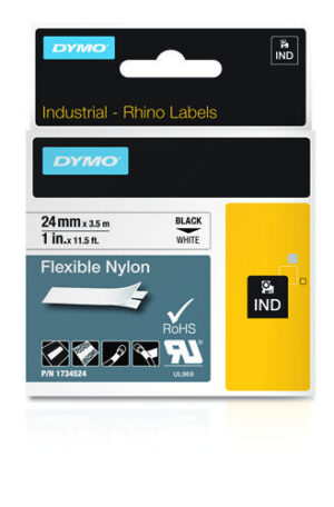 DYMO 1734524 labelprinter-tape Zwart op wit