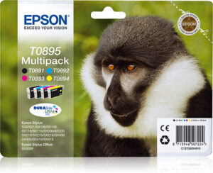 Epson Monkey Multipack 4-colours T0895 DURABrite Ultra Ink