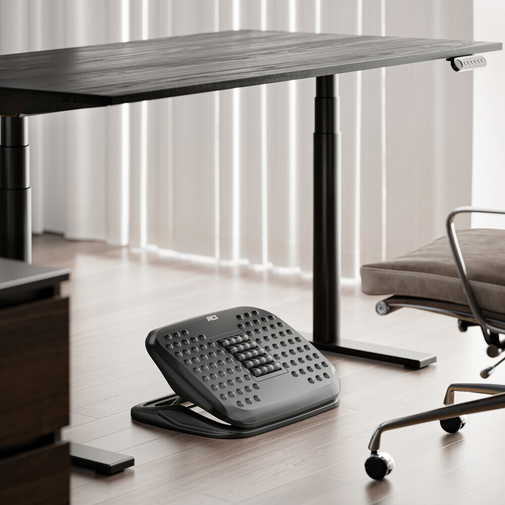 ACT Ergonomische voetensteun, in hoogte verstelbaar, met massagerollers - Afbeelding 6