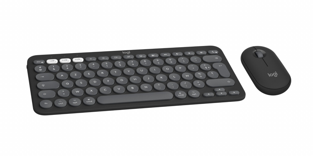 Logitech 920-012214 toetsenbord Inclusief muis Universeel RF-draadloos + Bluetooth AZERTY Frans Grafiet - Afbeelding 16