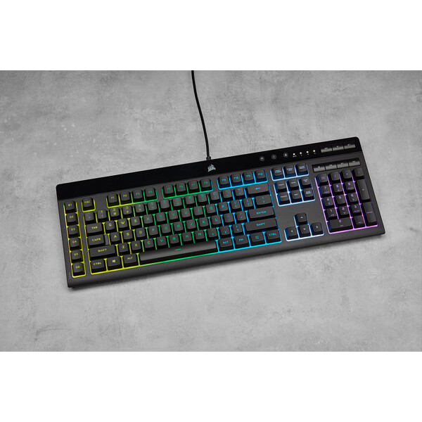 Corsair K55 RGB PRO toetsenbord Gamen USB AZERTY Belgisch Zwart - Afbeelding 8