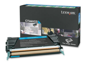 Lexmark C73x, X73x 6K cyaan retourprogr. tonercartr.