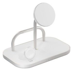 ZENS ZEDC29W/00 oplader voor mobiele apparatuur Hoofdtelefoons, Smartphone, Smartwatch Zilver, Wit AC, USB Draadloos opladen Sne