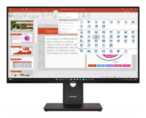 Lenovo ThinkVision T27-40 computer monitor 68,6 cm (27") 1920 x 1080 Pixels Full HD LED Zwart
