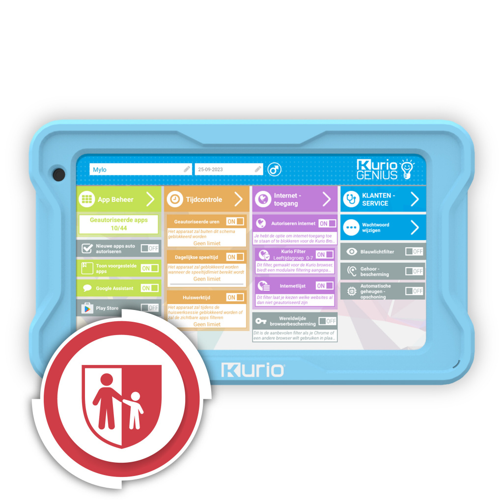 Kurio Tab lite 32 GB Wifi Blauw - Afbeelding 16