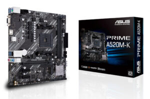 ASUS PRIME A520M-K AMD A520 Socket AM4 micro ATX