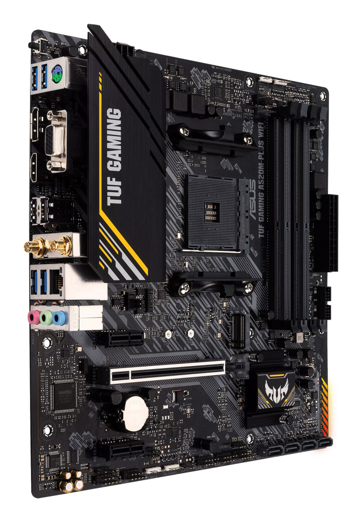 ASUS TUF GAMING A520M-PLUS WIFI AMD A520 Socket AM4 micro ATX - Afbeelding 3