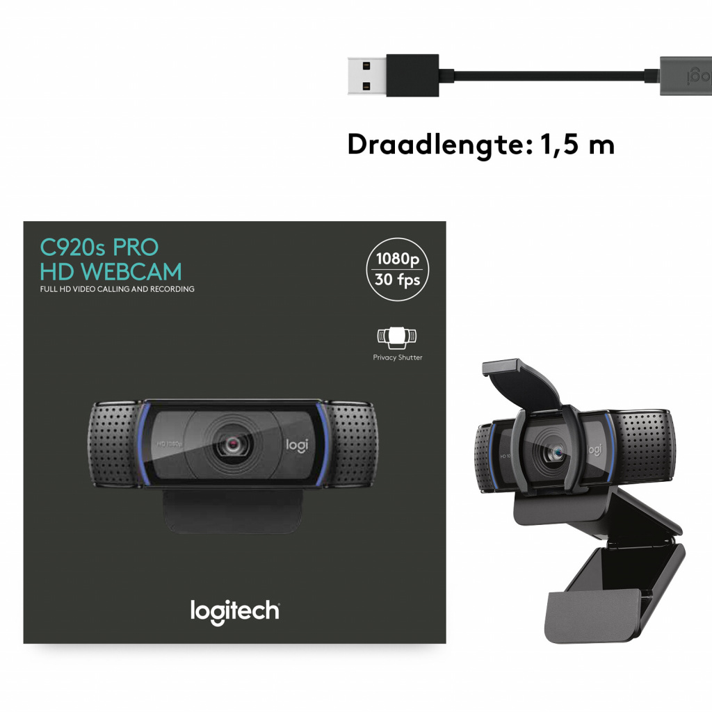 Logitech C920s webcam - Afbeelding 15