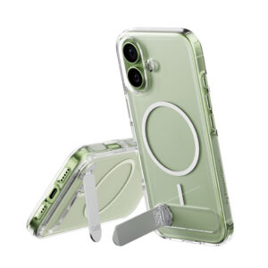 PanzerGlass CARE by ® Feature Case Transparent w. Kickstand & MagSafe iPhone 17 mobiele telefoon behuizingen Hoes Transparant