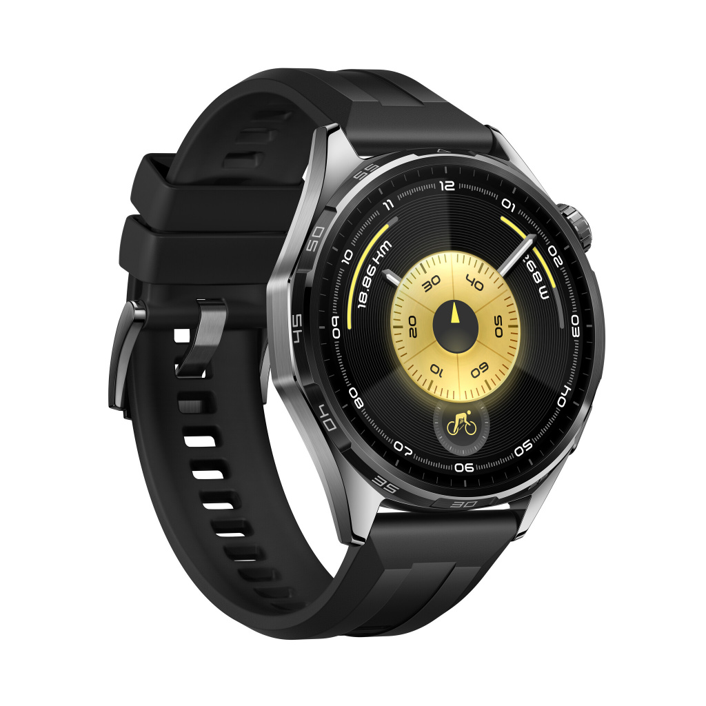 Huawei WATCH GT6 3,73 cm (1.47") AMOLED 46 mm Digitaal 466 x 466 Pixels Touchscreen Zwart GPS - Afbeelding 3