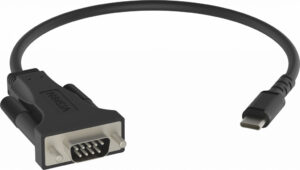Vision TC-USBCSER/BL seriële kabel Zwart RS-232 USB-C