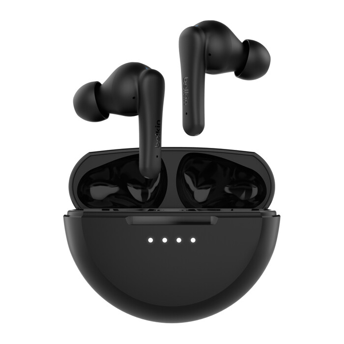 Belkin SoundForm Rhythm Hoofdtelefoons Draadloos In-ear Oproepen/muziek Micro-USB Bluetooth Zwart