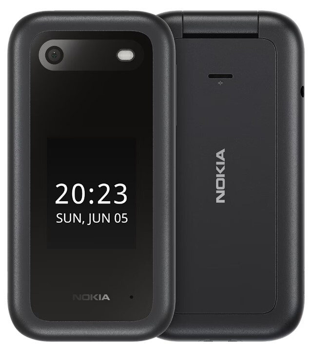 Nokia 2660 Flip 7,11 cm (2.8") 123 g Zwart Basistelefoon - Afbeelding 2