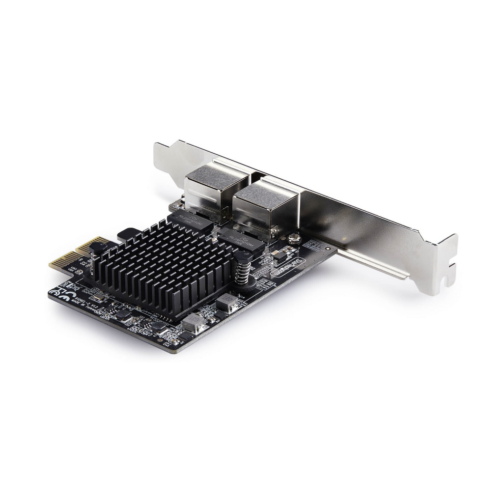 StarTech.com 2-Port 5G Gigabit PCIe Ethernet Adapter Kaart, 5G/2.5G/1G/100M/10M PCI Express Netwerkkaart, Realtek RTL8126, Windo - Afbeelding 2